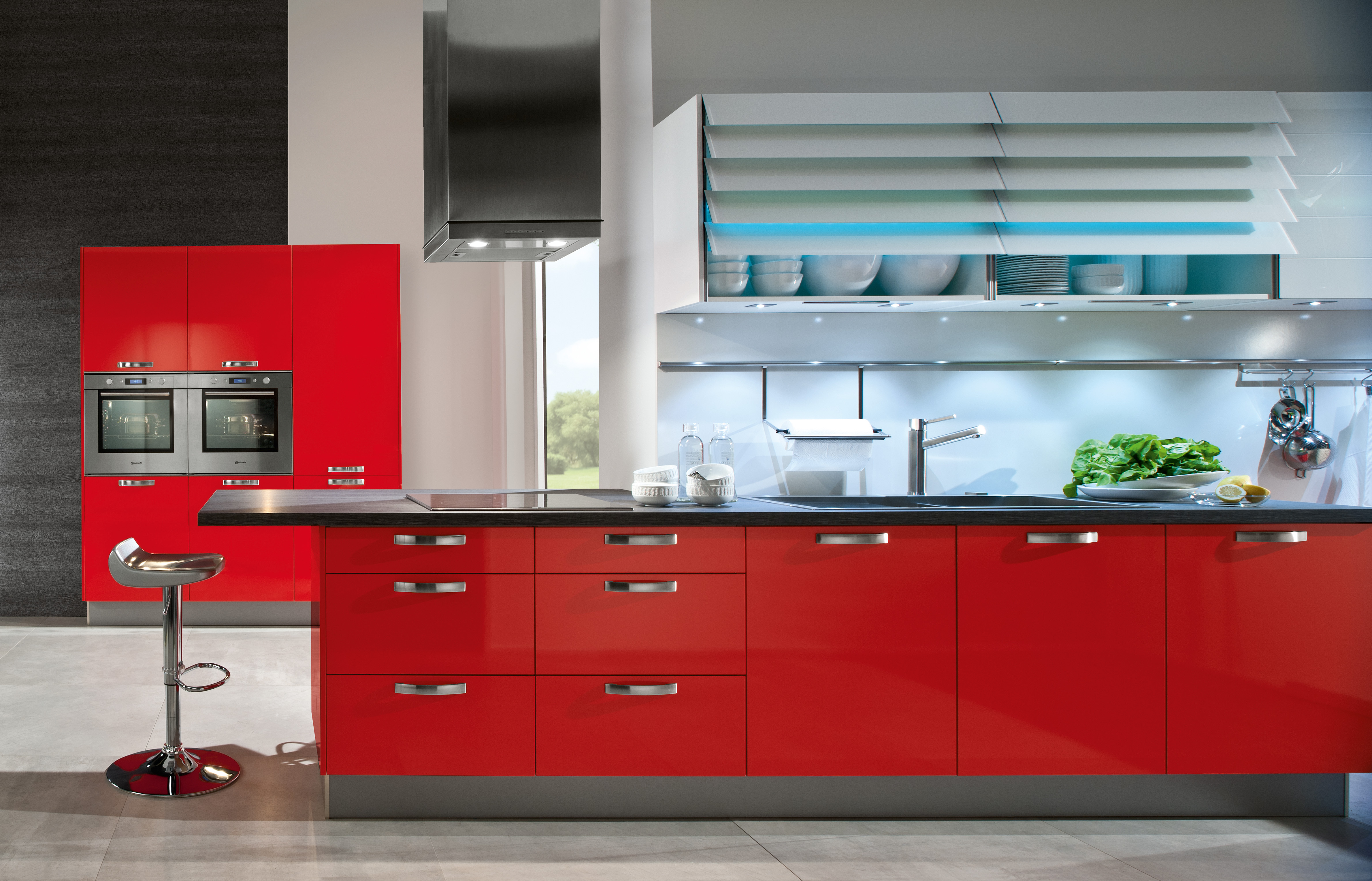 red kitchen roll holder Interior Design Inspirations