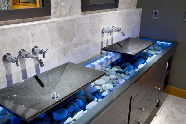 original designed double sink vanity