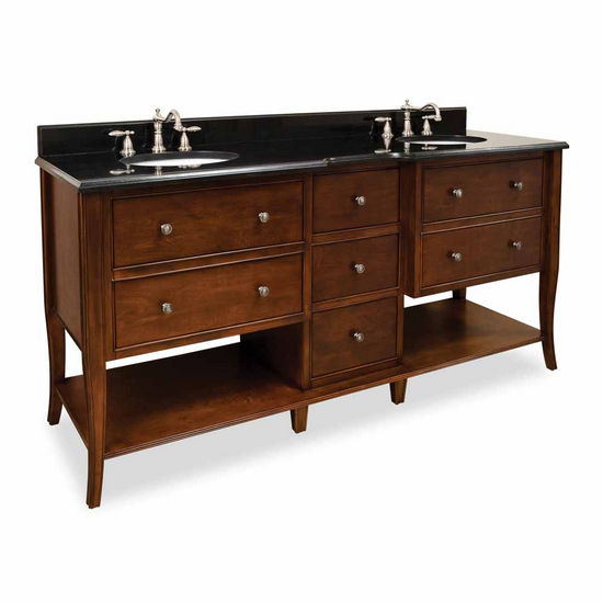 72 Inch Double Sink Vanity With Tops  Interior Design Inspirations