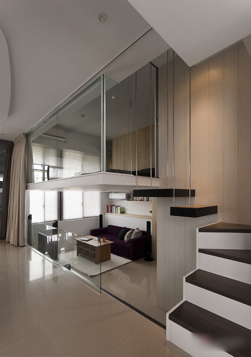 Modern Loft Bedroom Decor Ideas for Large Space