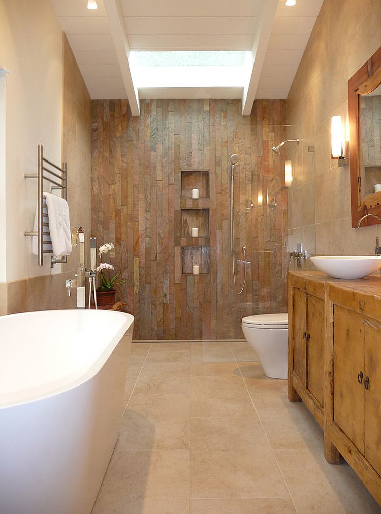 9 Charming and Natural Rustic Bathroom Design Ideas ...