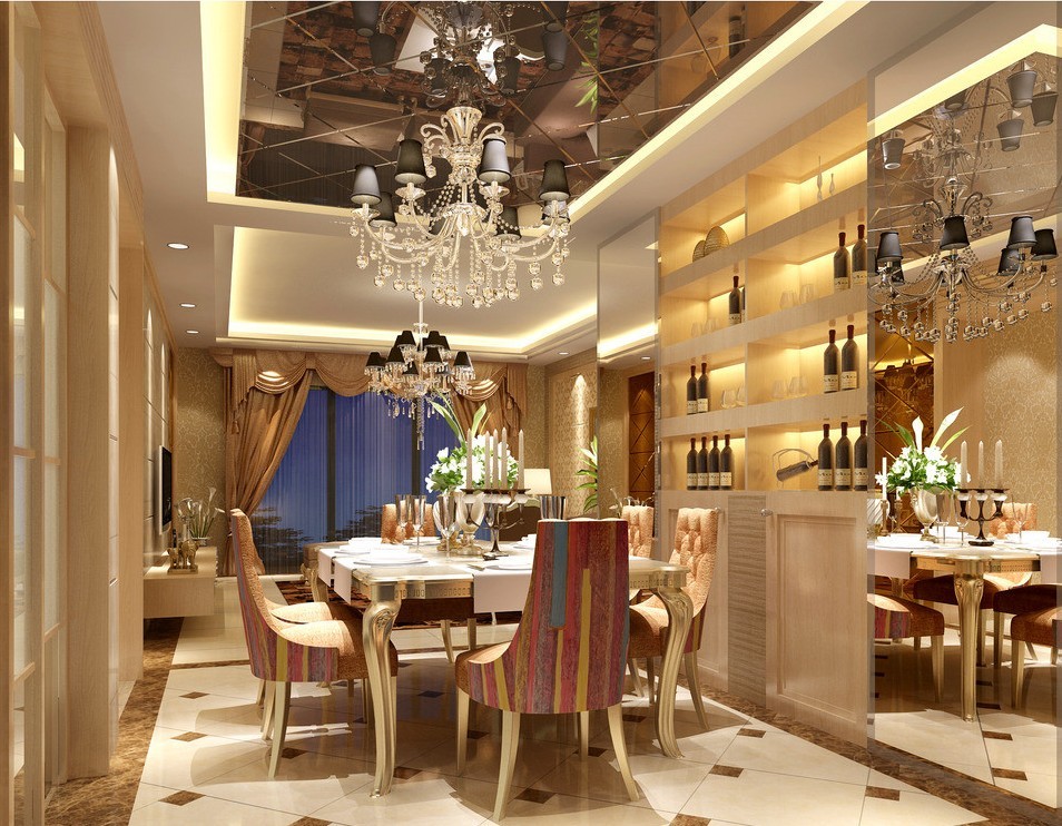 interior decoration of dining room