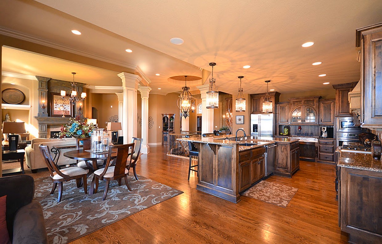 open plan kitchens