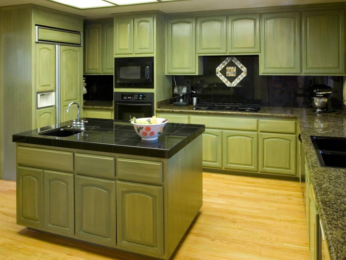 Creatice Painting Kitchen Cabinets Ideas for Living room