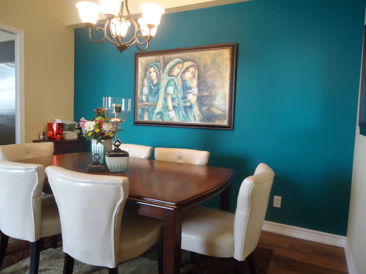 paint makeover for dining room