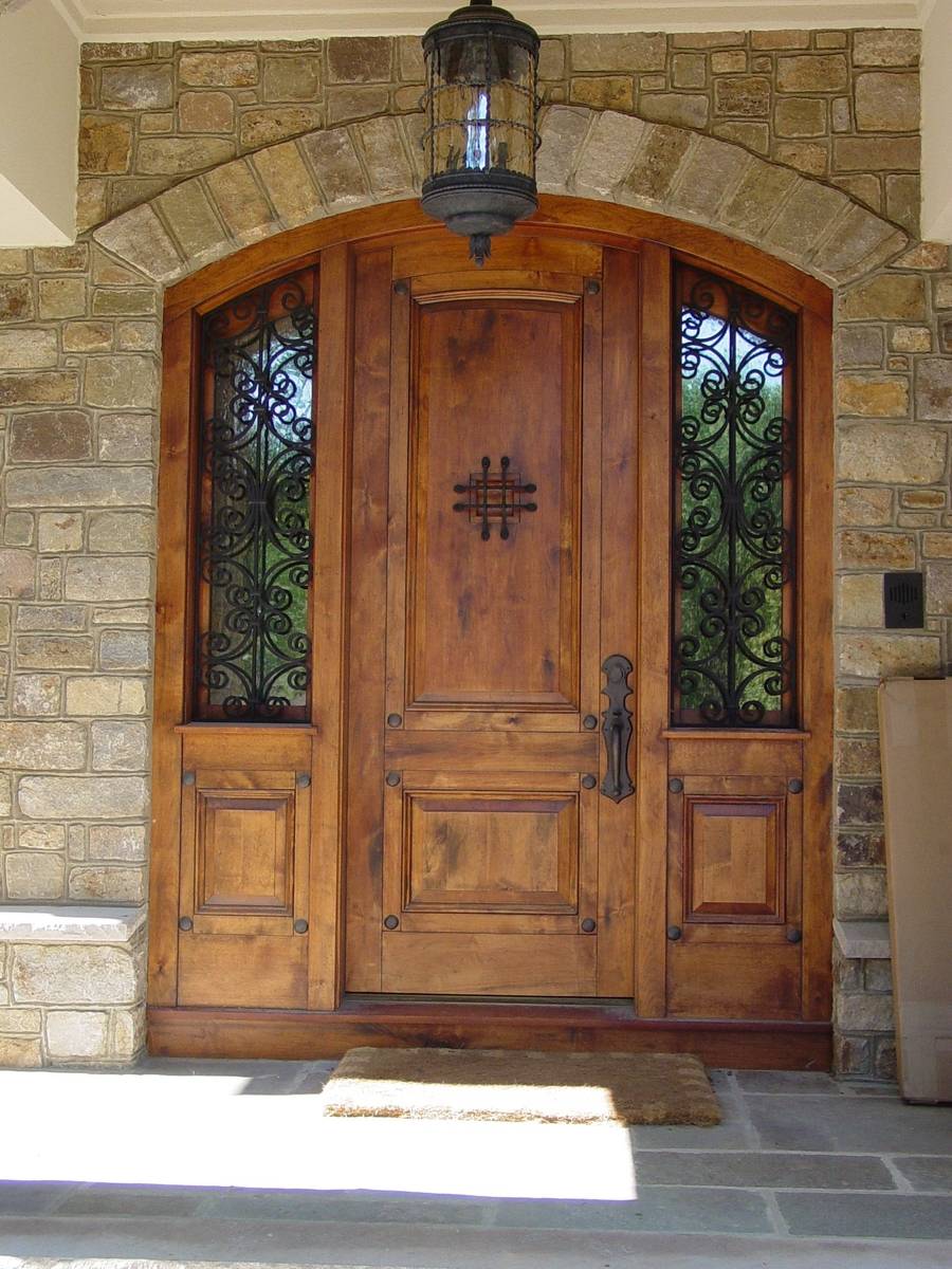 21 Great Example Of Rustic Double Front Door Designs ...