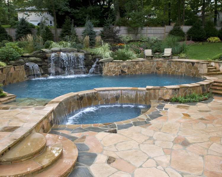 30 Great Inground Swimming Pools With Waterfall And ...