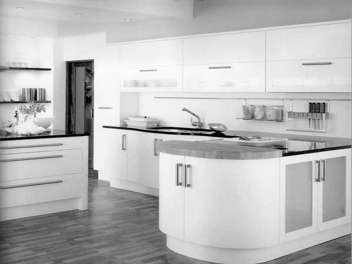 Grey And White Kitchen