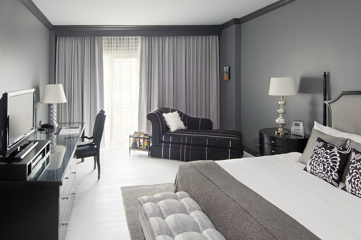 12 Shades of Gray Bedroom