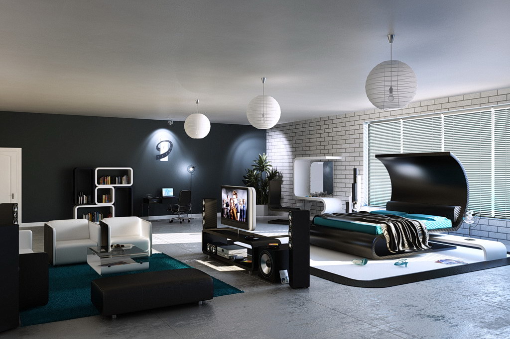 Black bedroom designs ideas