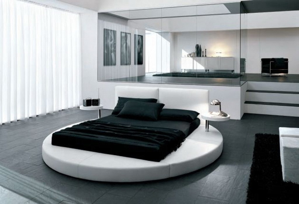 Black and white bedroom design Interior Design Inspirations