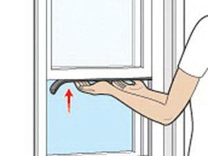 how to fix a drafty window