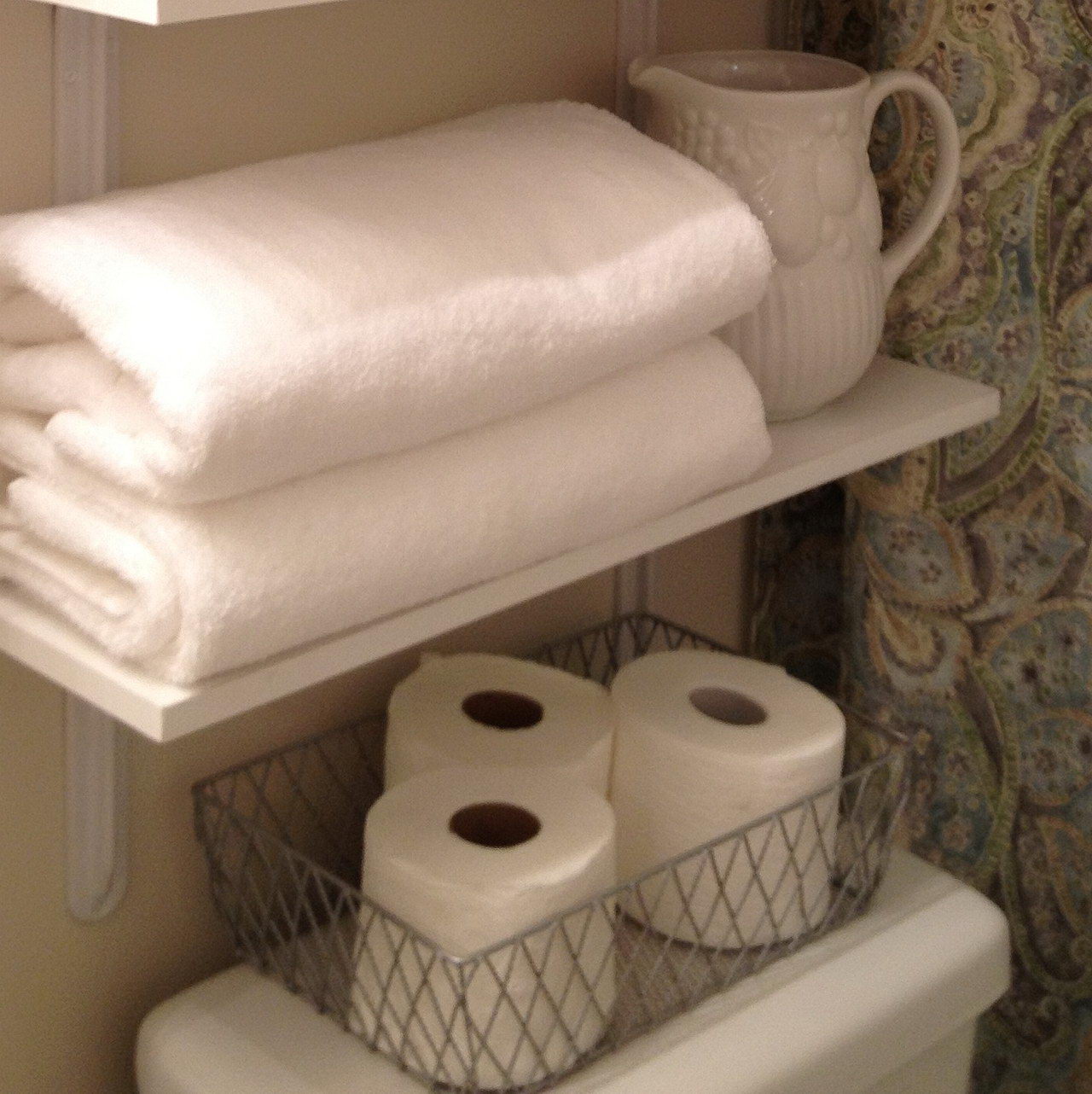 Bathroom Towel Storage and 7 Clever Ways to Store Toilet Paper