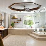 Soaking Tub Inspires Zen Bathroom