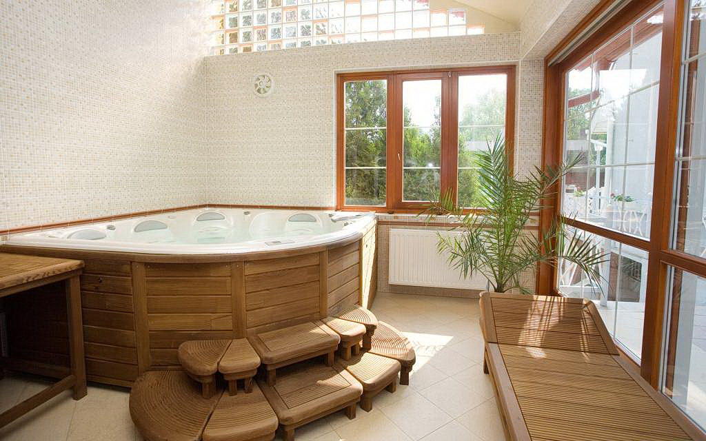 Soaking Tub Inspires Zen Bathroom