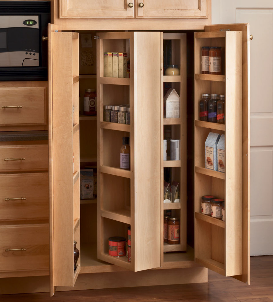 Corner pantry cabinet