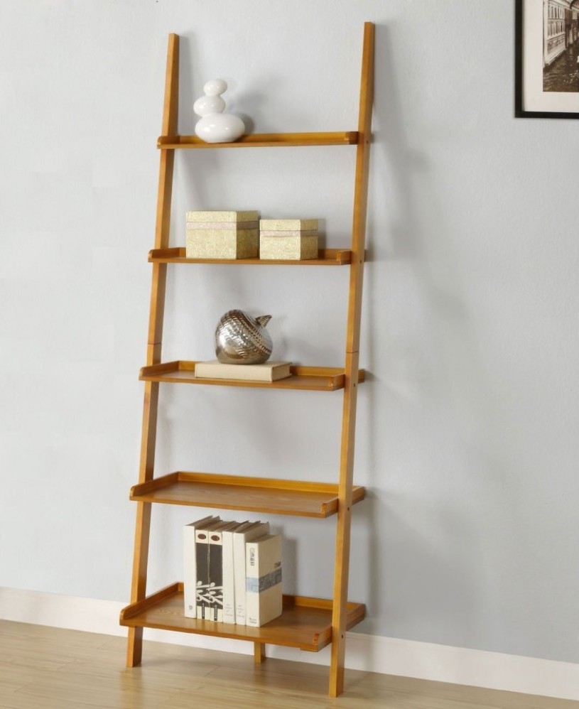 Ladder bookshelves: some ideas for you