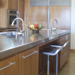 Stainless steel utility sink in kitchen ideas