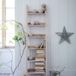 ladder bookshelves white