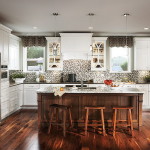 kitchen colors with oak cabinets pictures