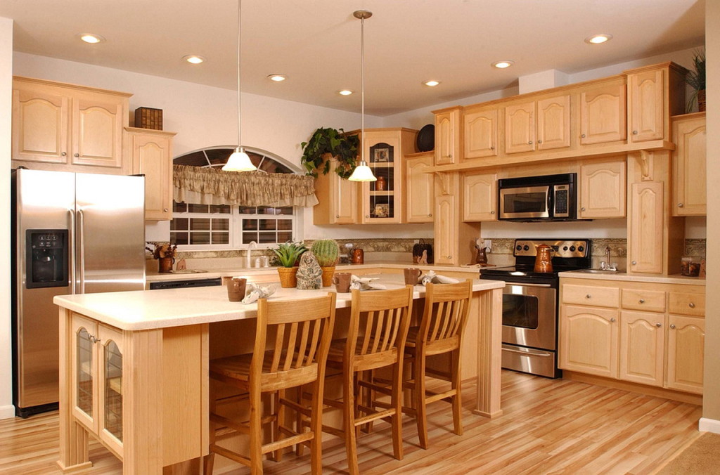 kitchen pictures cherry cabinets