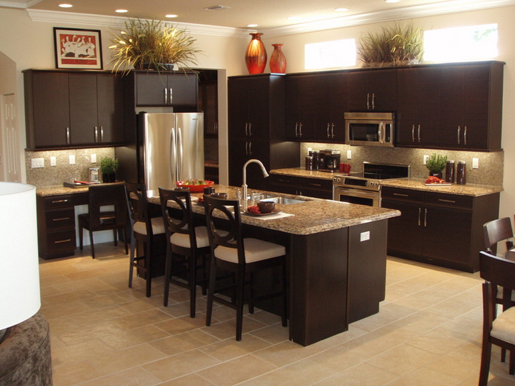 pictures of black kitchen cabinets