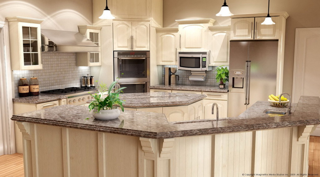 pictures of kitchen cabinets and countertops