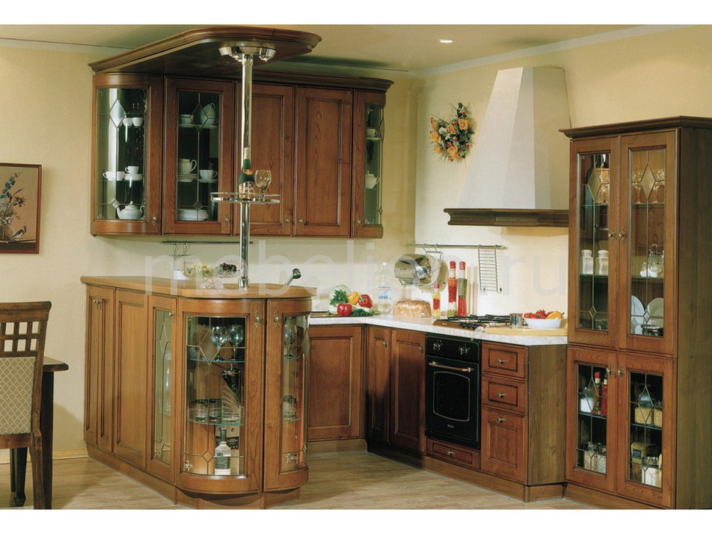 pictures of oak kitchen cabinets