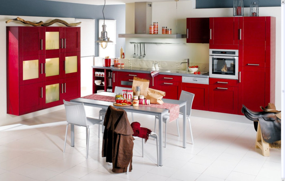 red kitchen accessories - Interior Design Inspirations