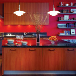 red kitchen clocks