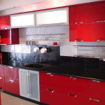 red kitchen designs