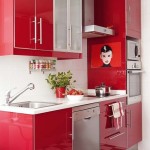 red kitchen stools