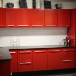 red kitchen table