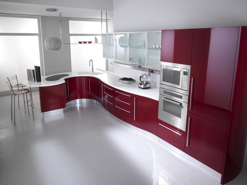 red play kitchen