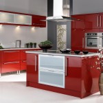 red retro kitchen