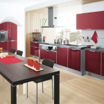 red tiles for kitchen
