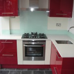 red walls in kitchen