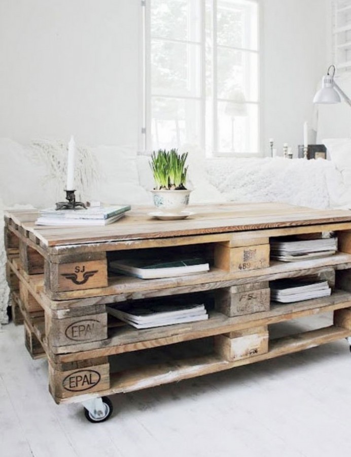 DIY Palette Coffee Table DIY Palette Coffee Table