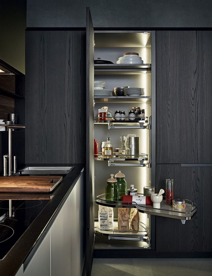 Kitchen Pantry Cabinets - 10 Super Modern Pantry Cabinets - Interior