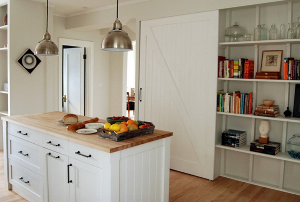 Beuatiful White Kitchen Pantry