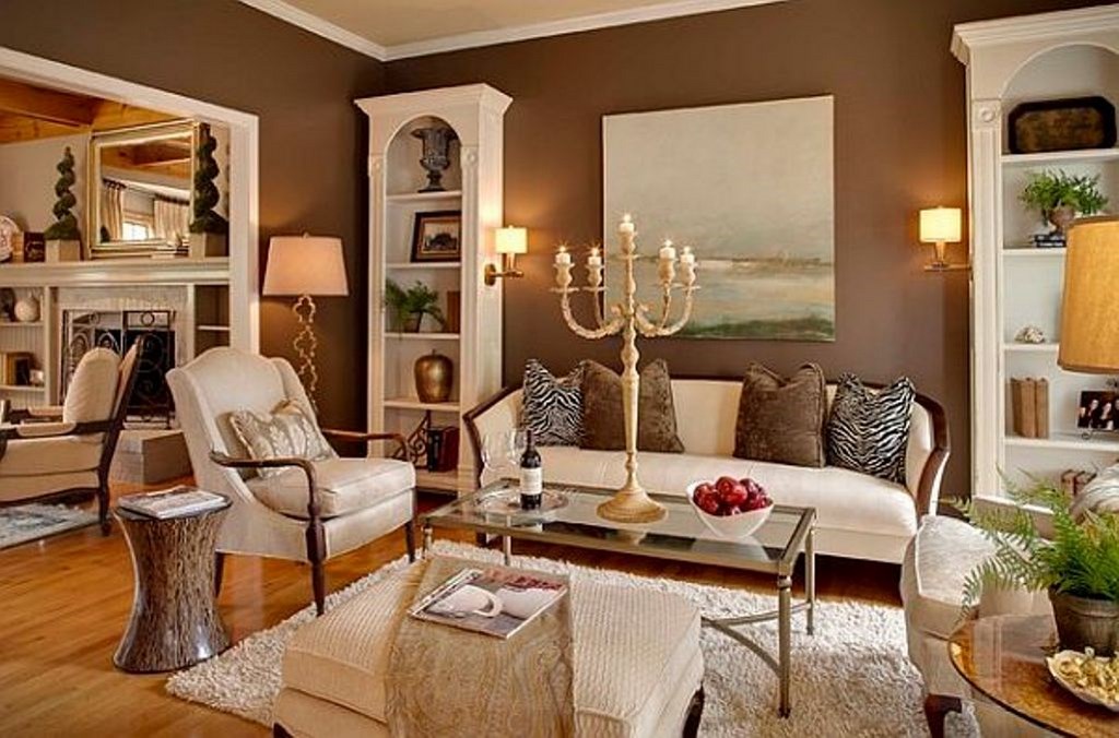 Brown Living Room