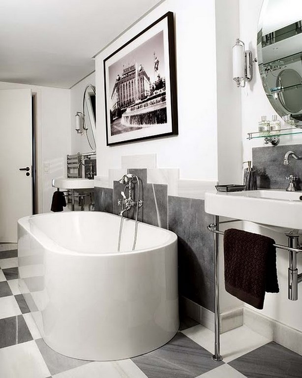Contemporary Art Deco Bathroom