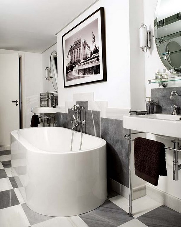 Contemporary Art Deco Bathroom Contemporary Art Deco Bathroom