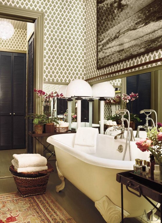 Exotic Art Deco Bathroom