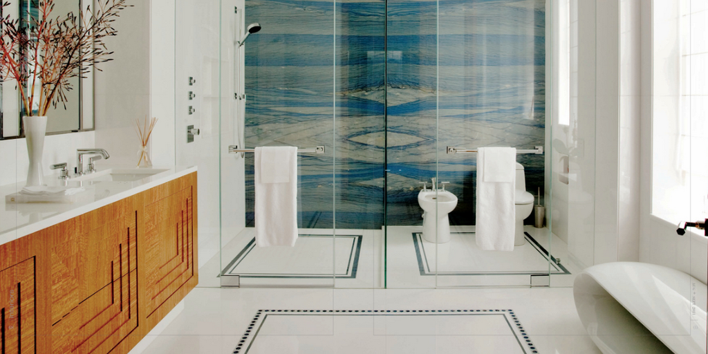 Natural Art Deco Bathroom