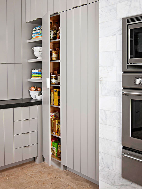 White Paneled Pantry.