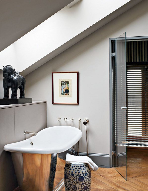 Attic Art Deco Bathroom Attic Art Deco Bathroom