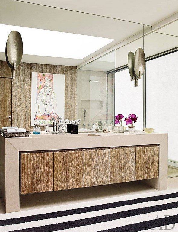Bold Art Deco Bathroom Bold Art Deco Bathroom