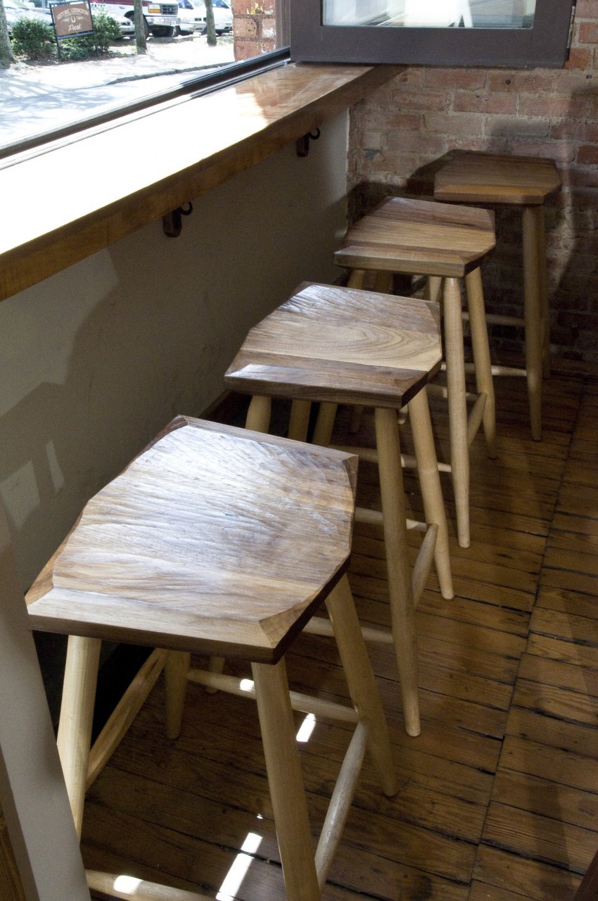 wooden breakfast bar stools