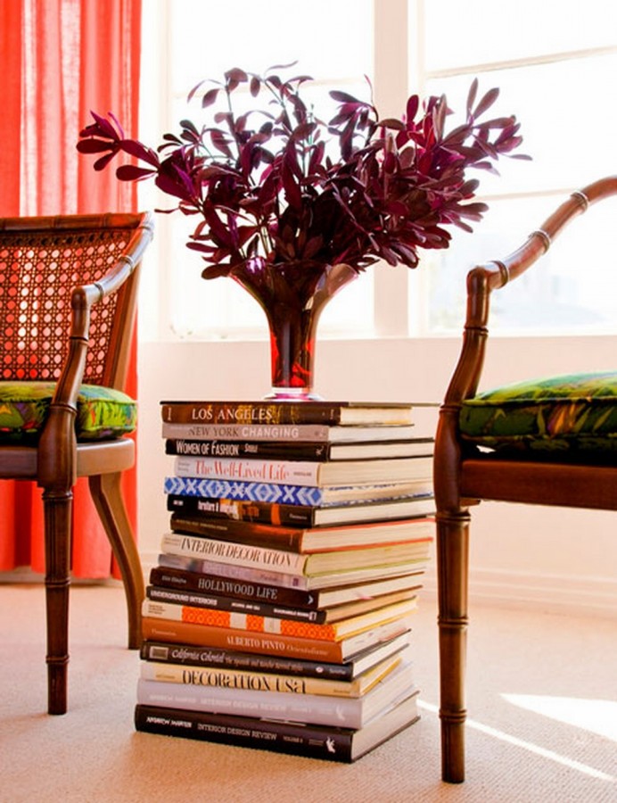 Make yourself a Unique Book Side Table
